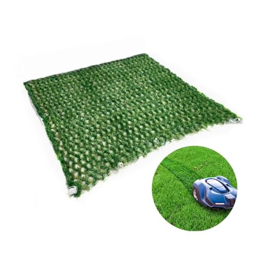 Hybrid Grass Artificial Mesh Lawn Protector - Provides Better Grip for Robotic Lawnmower - Strengthen the Root System - This is not Turf (31x31in)