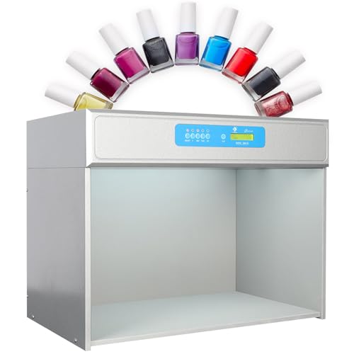 Professional Color Matching Cabinet, Lab Color Matching Light Box, Color Assessment Cabinet with 6 Light Sources, for Textile, Printing, Toys