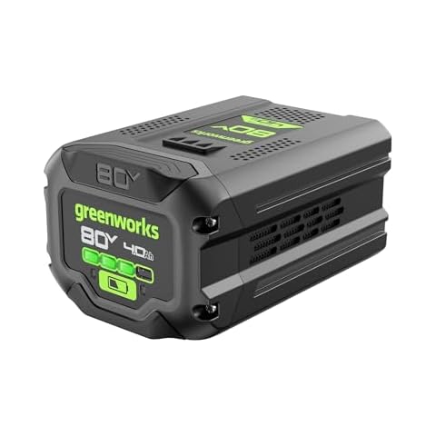 Greenworks 80V 4.0Ah Lithium-Ion Battery (Genuine Greenworks Battery / 75+ Compatible Tools) Cover