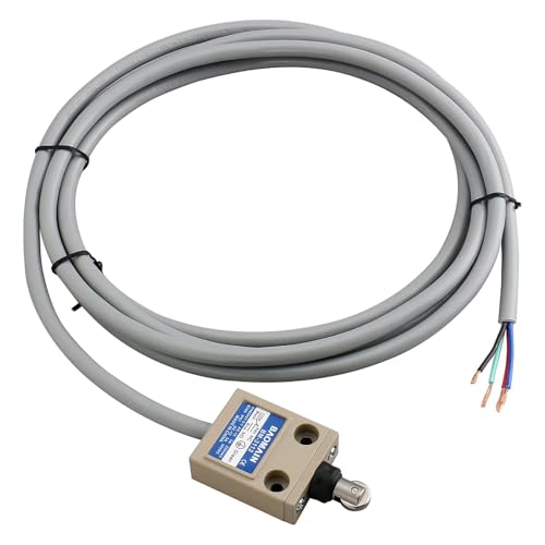 Baomain BM-3112 Limit Switch, TZ-3112 Sealed Roller Plunger, Momentary SPDT 1NO+1NC IP67 Waterproof