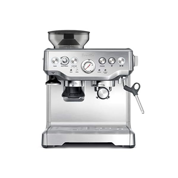 Breville Barista Express Espresso Machine, Brushed Stainless Steel, BES870XL
