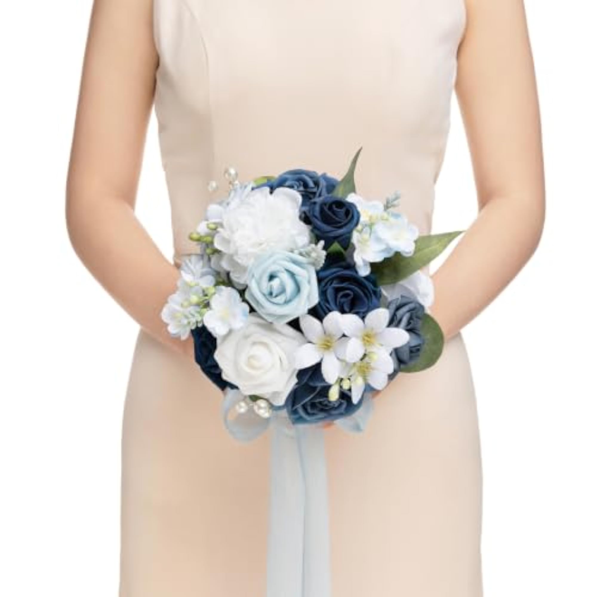 7" Artificial Wedding Bouquets for Bride and Bridesmaid
