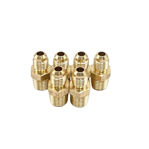 Conectores abocardados de latón de 1/4" NPT para sistemas de refrigeración e hidráulica 2