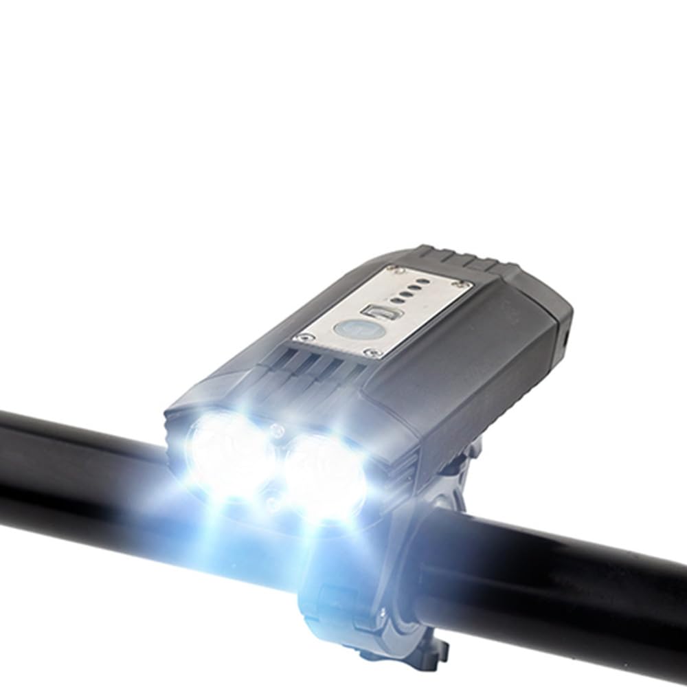 Éclairage Avant de vélo Rechargeable par USB 4000 mAh, Ultra-Lumineux, Facile à Installer, pour vélo de Route et VTT.