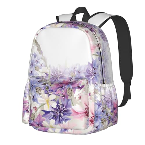 Sac à dos école motif floral pour s'évader en voyage le week-end