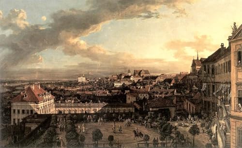 Cuadro de Varsovia por Bernardo Bellotto reproducción en lienzo de 60x90cm para salón