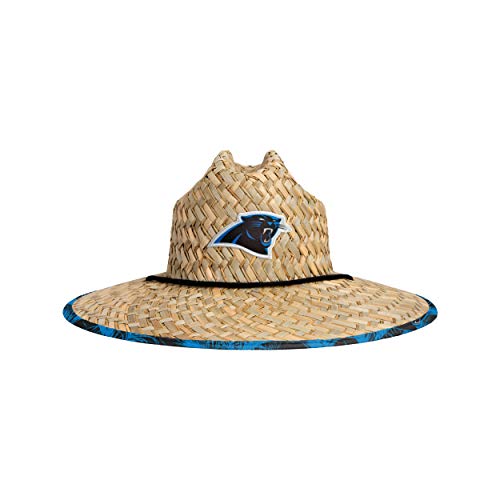 Image of NFL Team Logo Americana Floral Lifeguard Beach Straw Sun Hat