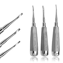 Cynamed Coupland Dental Elevators Set of 3, German Grade Stainless Steel