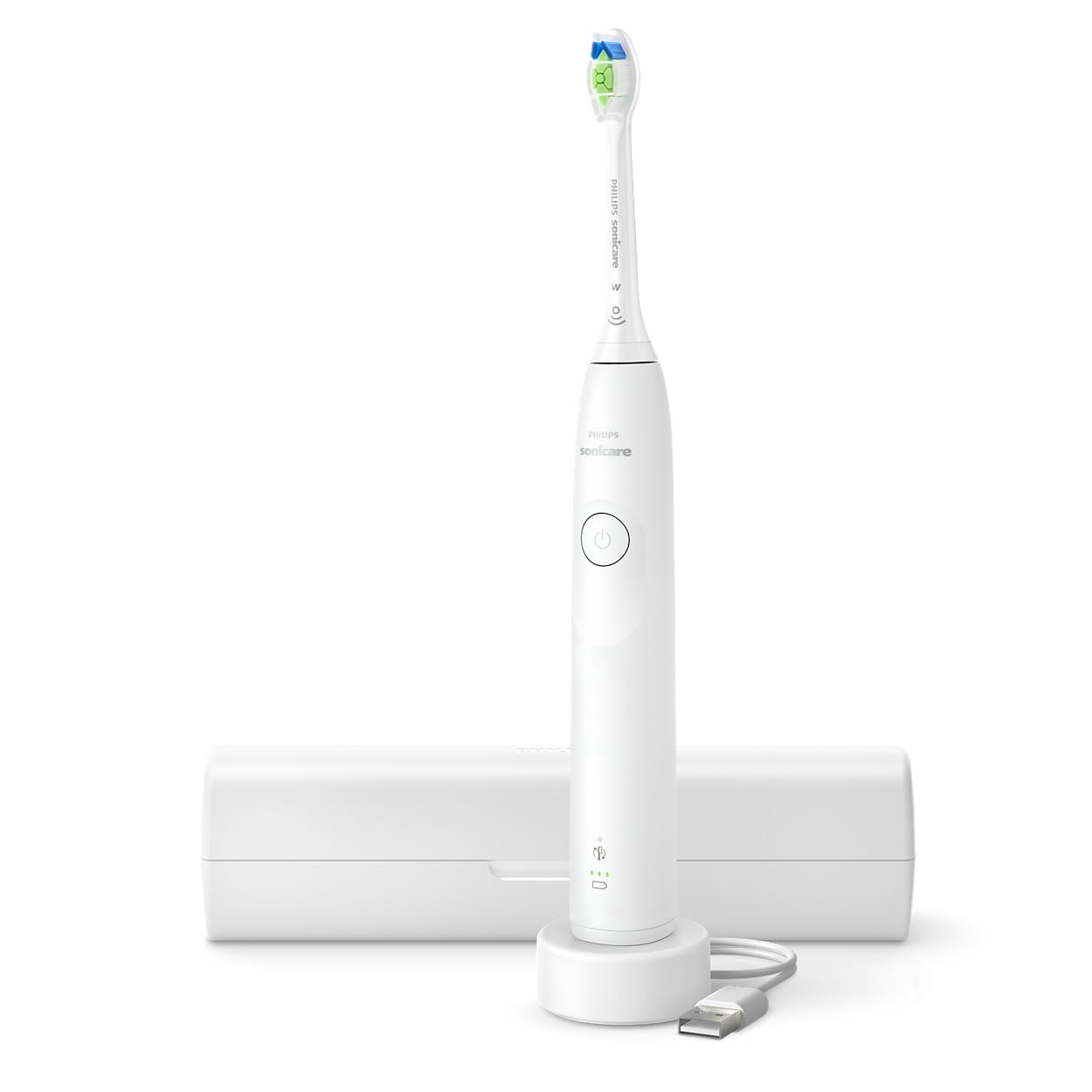 Toothbrush - PHILIPS - HX7108/03 - Sonicare - 5300 Series - White - The Citrus