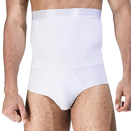Men's High Waist Slimming Body Shaper Tummy Control Shapewear Waist Abdomen Trimming Boxer Brief
