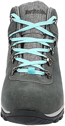 Northside Women's Apex Trek Hiking Boot, Gray/Aqua, 7.5 | Image 1