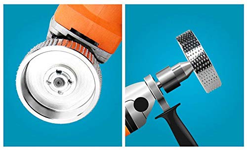 Szliyands 199 Wood Carving Disc,Grinder Wood Tungsten Carbide Grinding Wheel Grinder Shaping Disc Bore Wood Sanding Carving Tool Woodworking Angle Grinder Attachment thumb #5