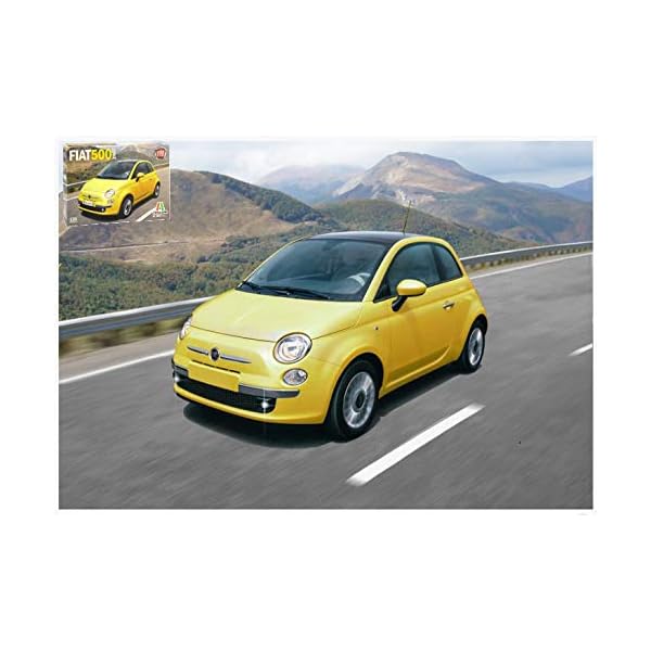 FIAT Nuova 500 2007 KIT 1:24 - Italeri - Kit Auto - Montagesatz
