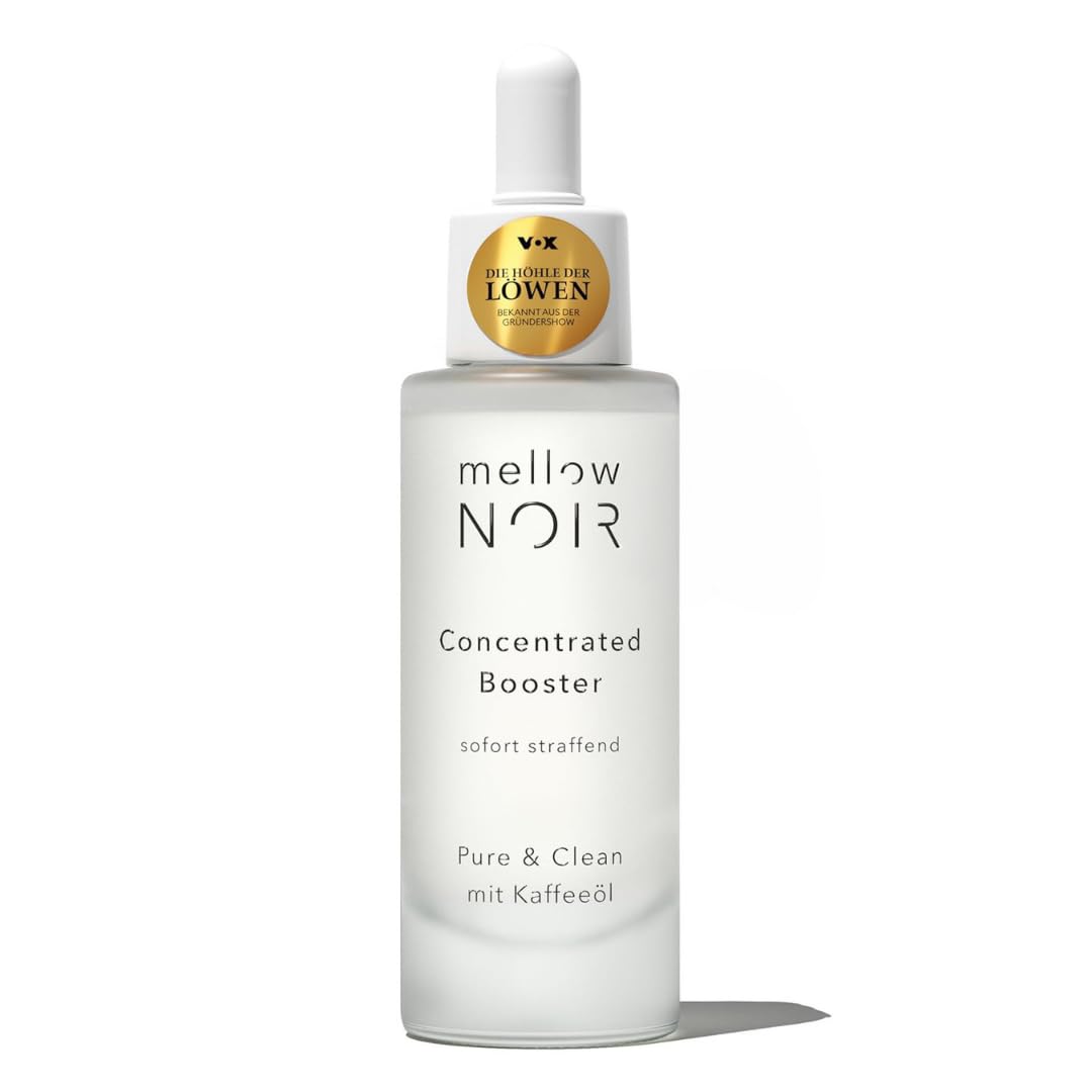 mellow NOIR Concentrated Booster 30 ml Hyaluron Gesichtsserum Augenserum Vegan Naturkosmetik