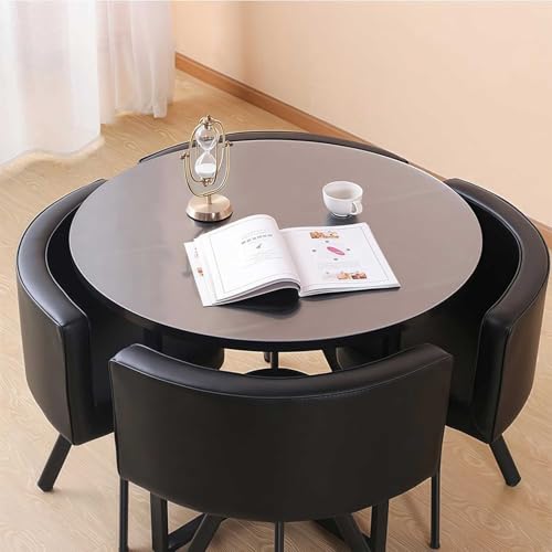 Drsyffsup Mantel Redondo Transparente de PVC, Protector de Mesa de Vinilo Impermeable, Mantel de plástico, anticalor, Mantel Esmerilado Transparente - 2mm de Espesor(60cm de diámetro)