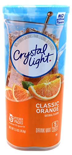 Crystal Light Pitcher Packets, Classic Orange, 2.5 OZ