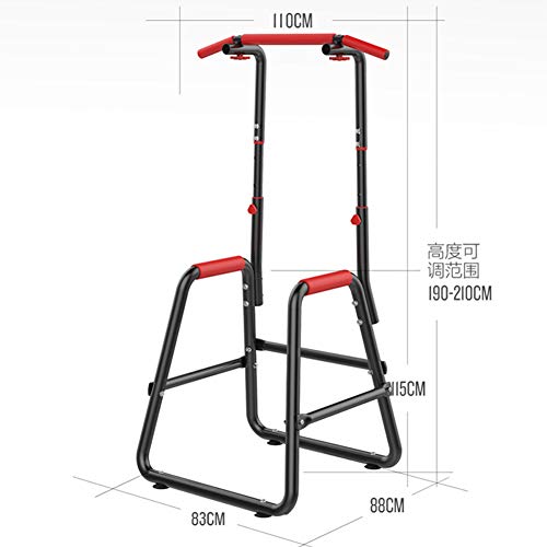 Gzxlay Multi Function Dip Stands Home Strength Power Tower, Dip Station Adjustable Height Pull Up & Dip Station Home Fitness Equipment #TOP7