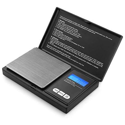 Reteck 200g/0,01g Taschenwaage - 200 x 0.01g Digitale Taschenwaage, Feinwaage, Digitalwaage Goldwaage Münzwaage mit LCD-Anzeige for Tabletten,Schmuck und vieles mehr Cover