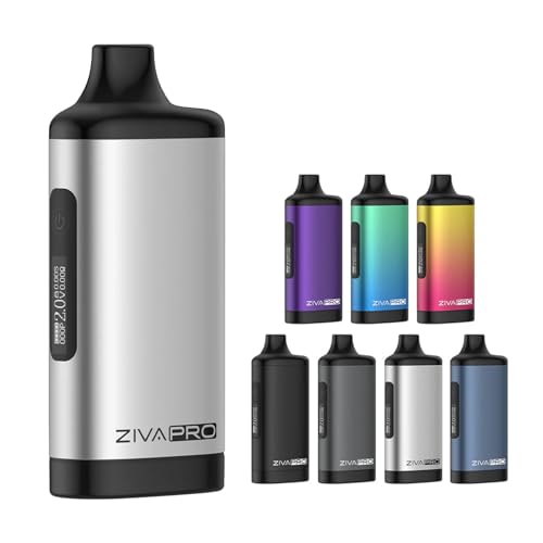 Yocan ZIVA PRO dq^oR xCv { 510Ki XeX obe[ bh VAPE xCv [L W[@ v CBD Lbh F|CU[ CBD bNX jR`[ ^[Ȃ (Silver)