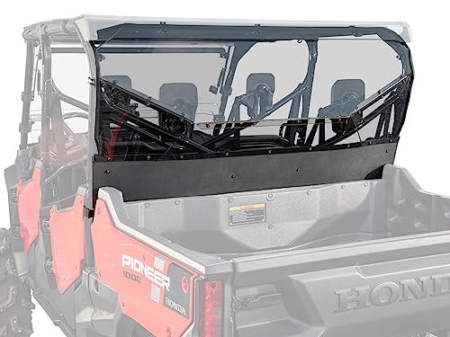 SuperATV Rear Windshield compatible with 2023+ Honda Pioneer 1000...