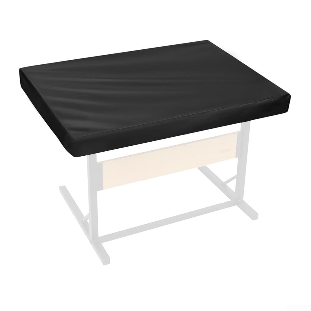 210D Oxford Cloth Waterproof Puzzle Board Cover Fits 1500 Pieces Jigsaw Puzzle Tables, Dustproof Protection with Drawstring Closure for Secure Indoor Storage(black 107 * 76 * 20cm)