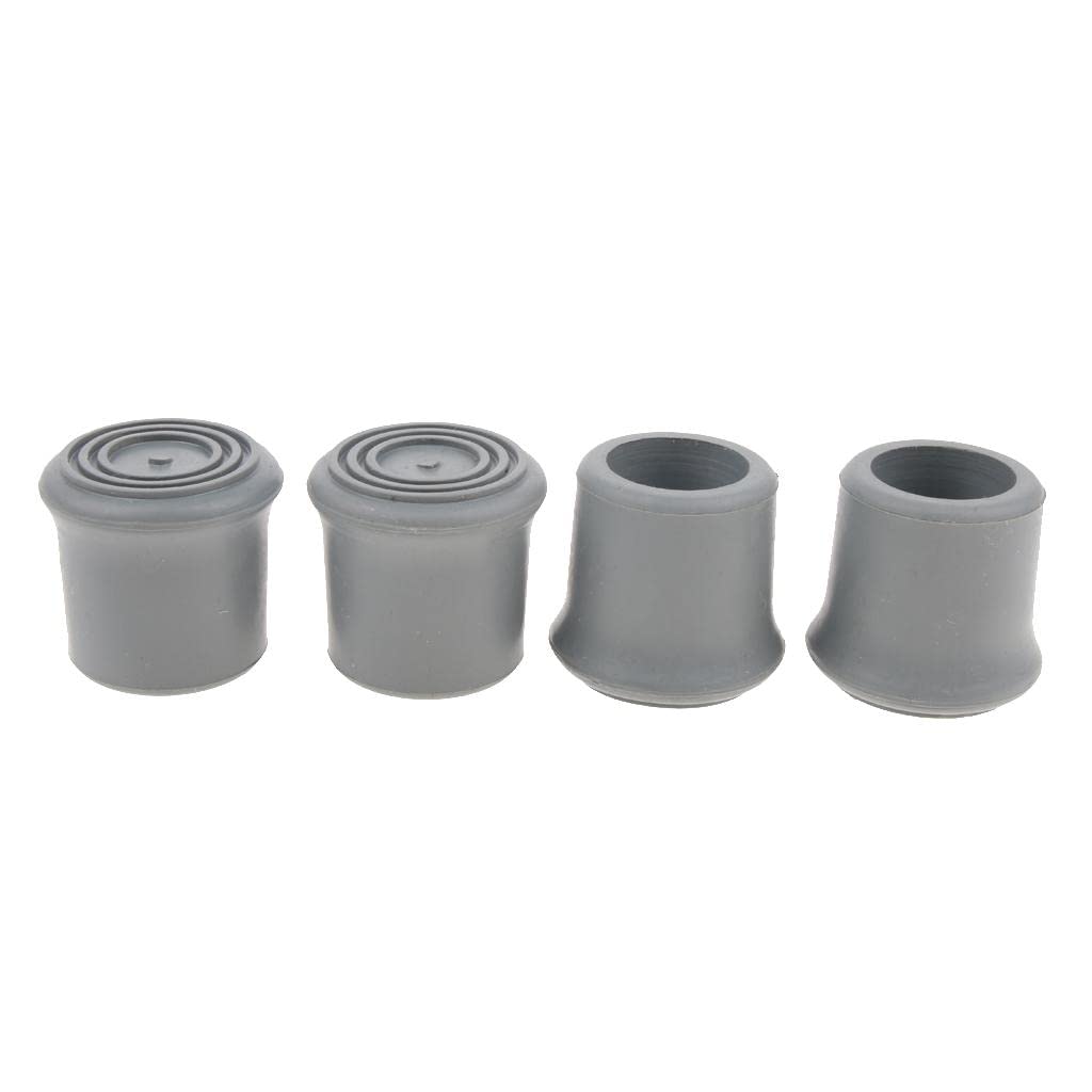 Oshhni Cubiertas Antideslizantes para Bastones de Trekking 4 Unidades