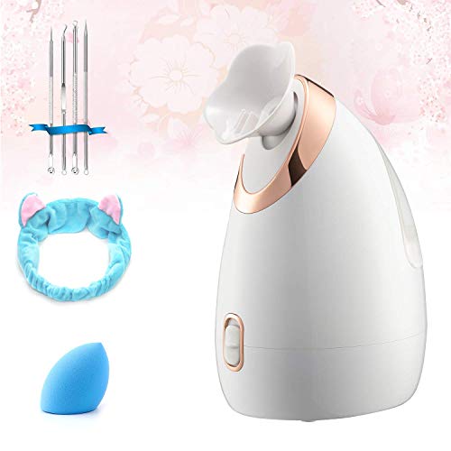 Gesichtssauna Gesichtsdampfer, OTHA Nano Ionic Gesicht Dampfgerät mit 135ml Wassertank, Warmer Nebel Gesichts-Befeuchter Porenreiniger Gerät für Gesicht Heim-Sauna SPA