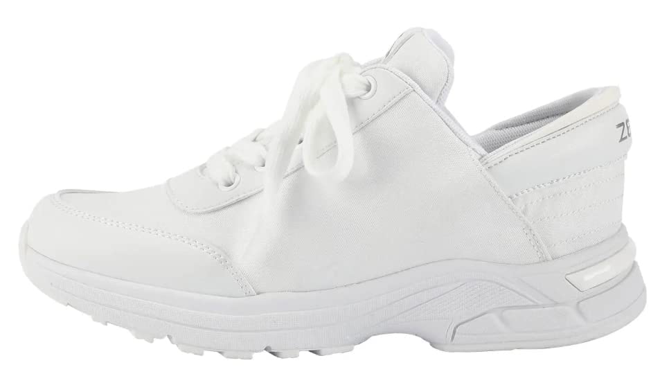 Image of ZEBA Women's Snow White Size 6.5 Hands Free Slip-On Walking Shoes