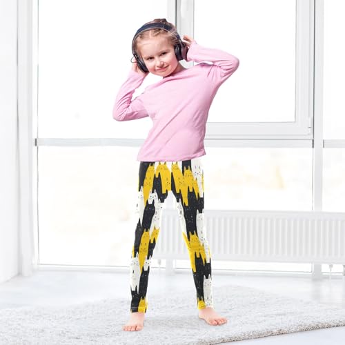 Colorful Cute Cat 6 Girls Leggings Athletic Pants Tights Stretch Bottom4