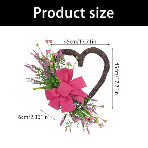Couronne de Saint Valentin et chapelet d'artifice de haute qualité