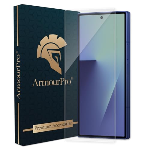 Image of ArmourPro Borderless Gorilla Tempered Glass for Samsung Galaxy Z Fold 7 (8.0 Inch) Case Friendly Full Screen Coverage with Installation Kit | Crystal Clear, Pack of 1