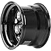 JEGS SSR Mag Wheel 15” x 10” | 5 x 4.5” Wheel Bolt Pattern Spacing | -25 mm Offset | 4.5” Backspacing | Gloss Black Powder Coat | 3.27” Center Bore | Includes Center Cap