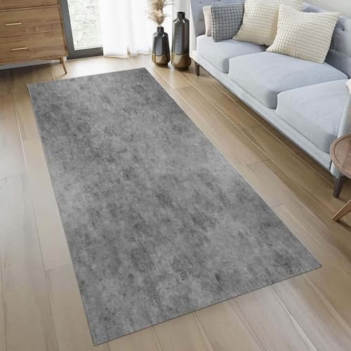 Tapis de couloir gris et antidérapant de 60 à 120 cm de large - 4