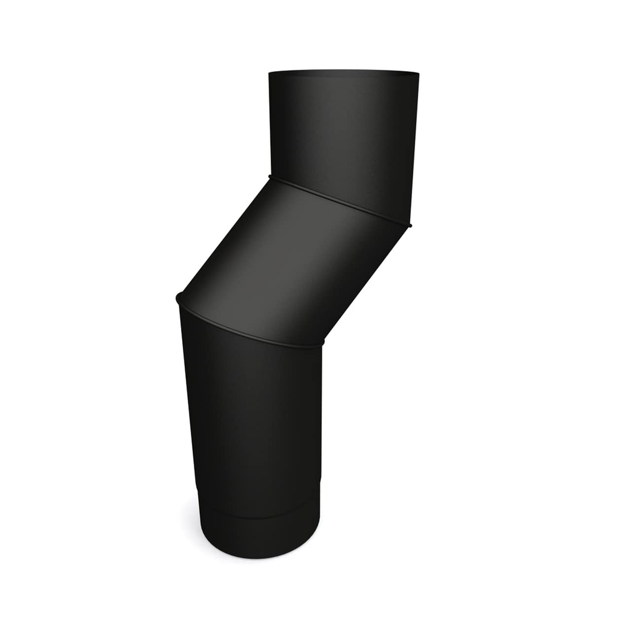 Saver Range 5" inch Offset Double Bend Stove Flue Pipe Black by StoveMaestro