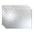 FASÄDE Quilted Decorative Vinyl 18in x 24in Backsplash Panel in Brushed Aluminum (5 Pack)