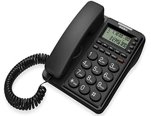 UNIDEN CE6409 Black Corded Landline Phone with Speakerphone & Caller ID FSK/DTMF (B07PKQHPNX) Amazon Price History, Amazon Price Tracker