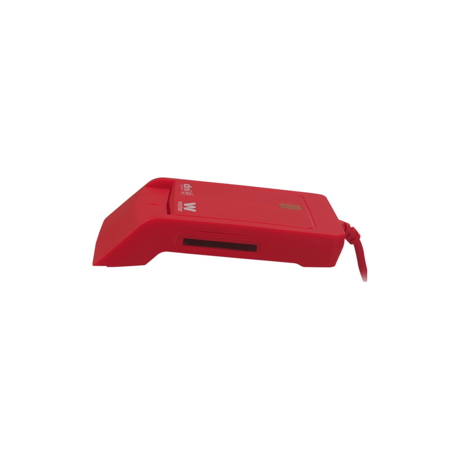 Woxter Lector Dni Combo - Lector DNI electrónico 3.0 y 4.0, Compatible con Las Tarjetas Smart Cards o Tarjetas Inteligentes, con 3 Ranuras para Tarjetas, Color Rojo — view 5
