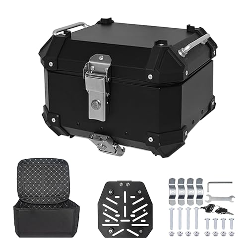QIYAONUOバイクリアボックス バイク用 リアボックス 18/22L容量 アルミ合金製...