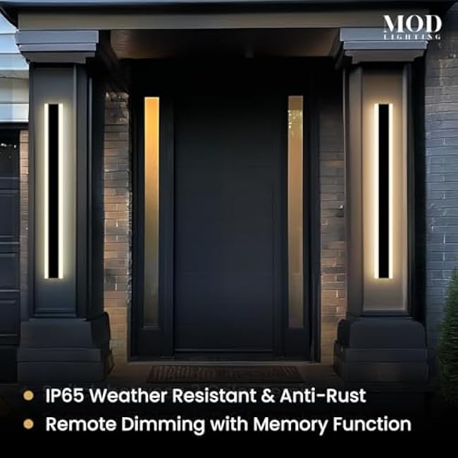 Haylen Outdoor Wall Light Wall Sconce 3000K-6000K Black 31