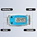 LLW-25PP Meter Inline Digital Display Turbine Meters Blue Plastic Chemical Liquid Mete with 1 Inch Internal Thread for Chemicals Water Fuel Transfer