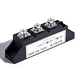 ★ STRUCTURE SOUDÉE ROBUSTE - Le module de redresseur de pont à diode dispose d'une structure soudée stable et le module redresseur 50 A de haute qualité présente d'excellentes caractéristiques en termes de cycle de puissance et de température.