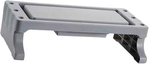 Multifunctional Monitor Stand Riser with Organizer for Desktop Laptop Tv Space-saving Elevated Shelf for Office and Home Use Grey Computer Screen