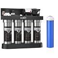 OM-ROF03 Alkaline UV Reverse Osmosis System & OM-ROF03 Replacement RO Membrane Filter, Removes contaminants 0.0001 microns or greater in diameter (2 Filters Included)