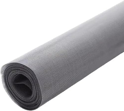 JSY - Mosquitera para ventana, rollo de mosquitera de acero inoxidable 304, malla invisible para mosquiteros (color: plata, tamaño: 1,5 x 2 m)