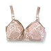 JUST MY SIZE Womens Satin Stretch Wirefree Mj1960 Bras, Rose, 46DD US