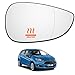 Price comparison product image BIAREN Wing Mirror Glass Right Driver Side For Ford Fiesta Mk7 2008-2017 1531440 8A6117K740DC Wing Mirror Glass + Back Plate