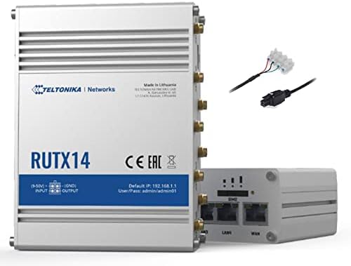 Teltonika RUTX14 4G LTE (Cat 12) Dual SIM Cellurar Router