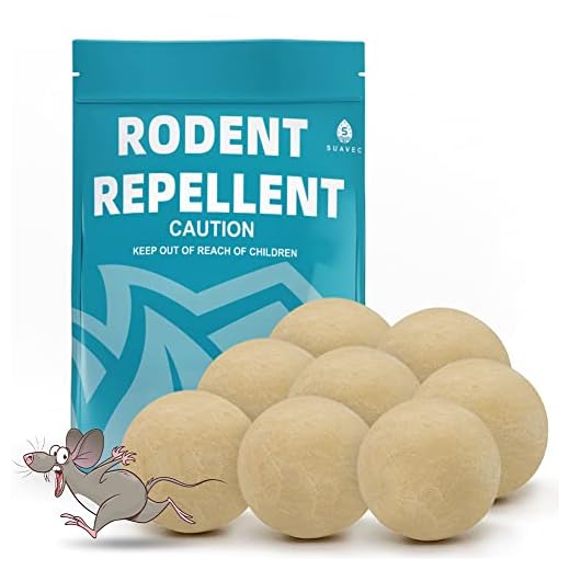 SUAVEC Rodent Repellent, Mouse Repellent Peppermint, Outdoor Mint Mice Repellent, Rat Repellent for House, RV Mouse Repellant, Mice Away, Rat Deterrent, Peppermint Oil to Repel Mice and Rats- 8 Packs