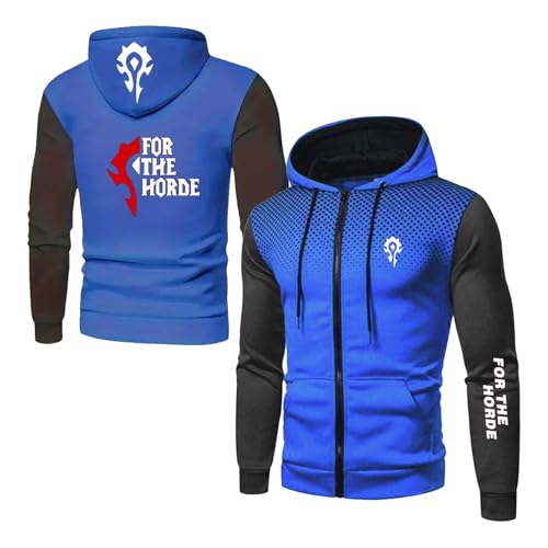 NXTBHDCW Sudadera con Capucha para Hombre Tipo Cárdigan para The H.or.d.e Chaquetas De Primavera Y Otoño Sudaderas De Manga Larga con Cremallera Sudaderas -LanS||XXL