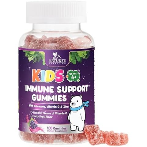Kids Immune Support Gummies with Vitamin C, Zinc & Echinacea Cover